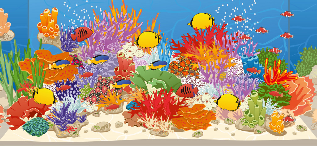 Aquarium with Fish and Corals jigsaw puzzle in Under the Sea puzzles on TheJigsawPuzzles.com