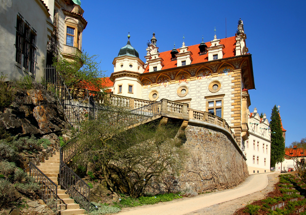 Chateau Pruhonice, Czech Republic jigsaw puzzle in Castles puzzles on TheJigsawPuzzles.com