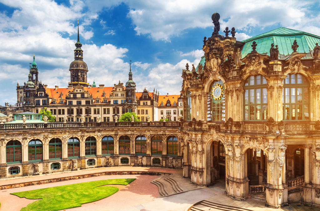 Zwinger Palace in Dresden, Germany jigsaw puzzle in Castles puzzles on TheJigsawPuzzles.com