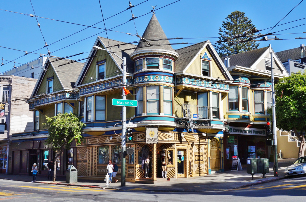 Victorian Houses in San Francisco jigsaw puzzle in Street View puzzles on TheJigsawPuzzles.com