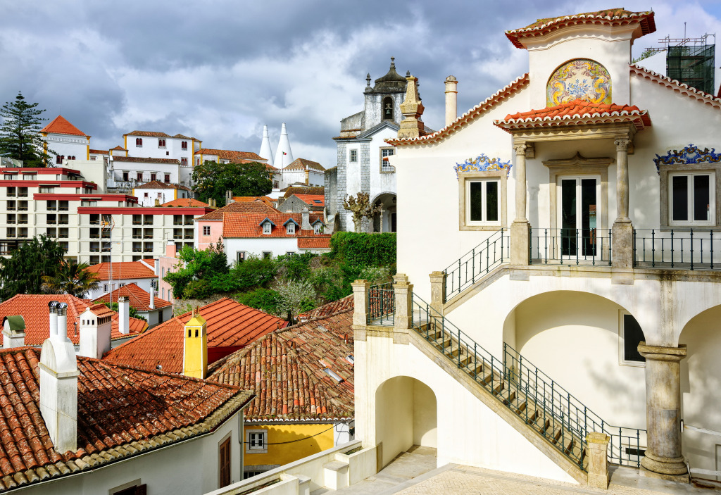 Sintra Town, Portugal jigsaw puzzle in Street View puzzles on TheJigsawPuzzles.com