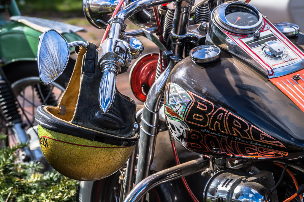 Harley Davidson Motorcycle jigsaw puzzle in Cars & Bikes puzzles on TheJigsawPuzzles.com