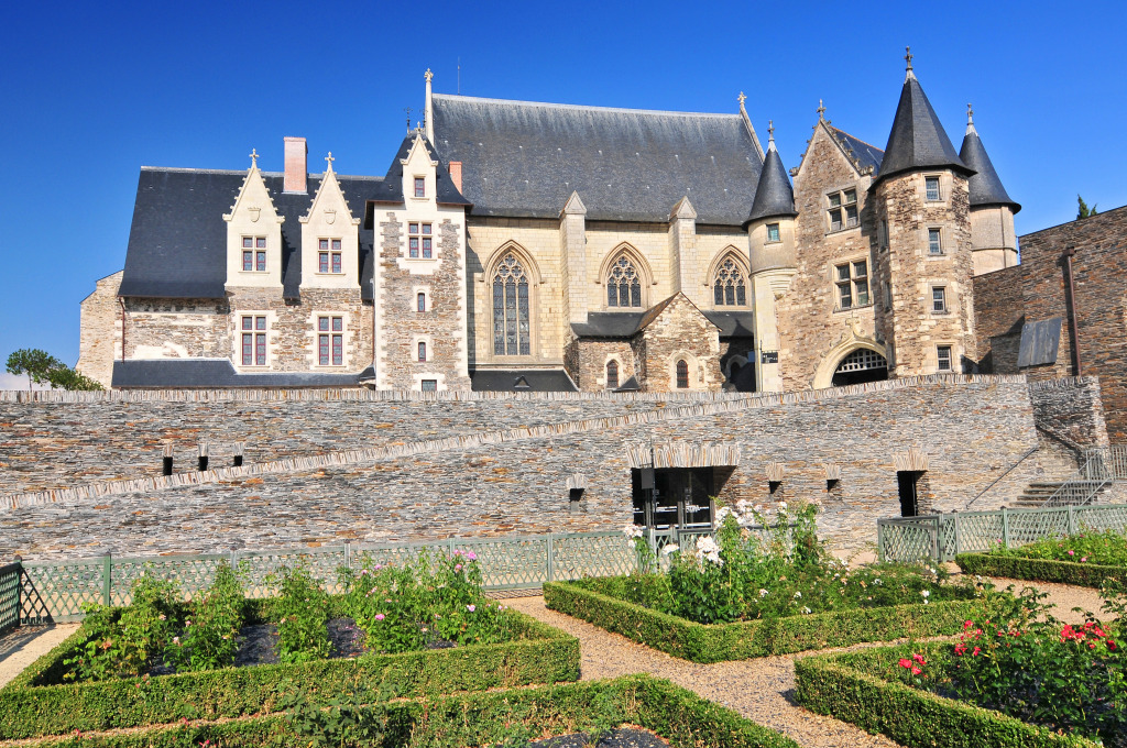 Chateau d'Angers, Loire Valley, France jigsaw puzzle in Castles puzzles on TheJigsawPuzzles.com