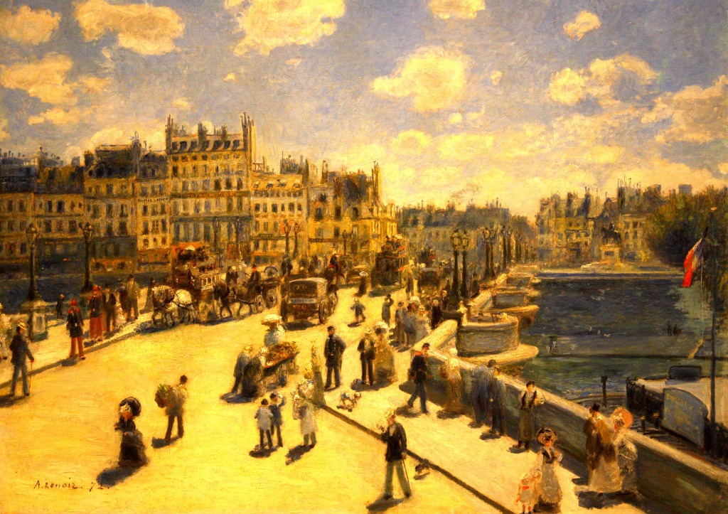 Pont Neuf, Paris jigsaw puzzle in Piece of Art puzzles on TheJigsawPuzzles.com