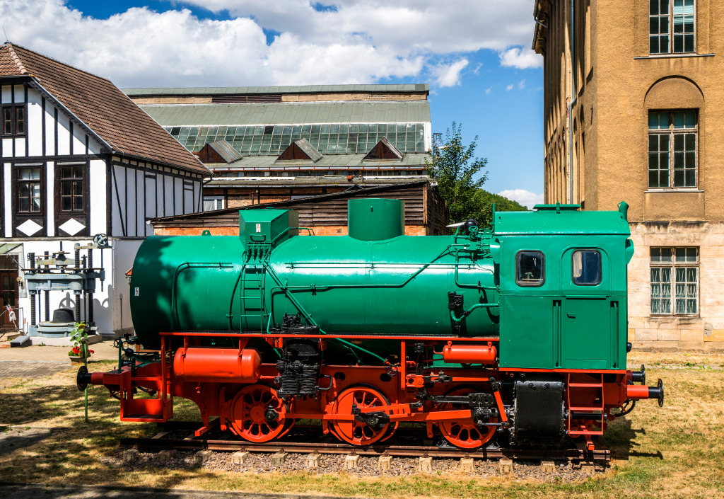 Locomotive in Thale Ironworks Museum jigsaw puzzle in Puzzle of the Day puzzles on TheJigsawPuzzles.com