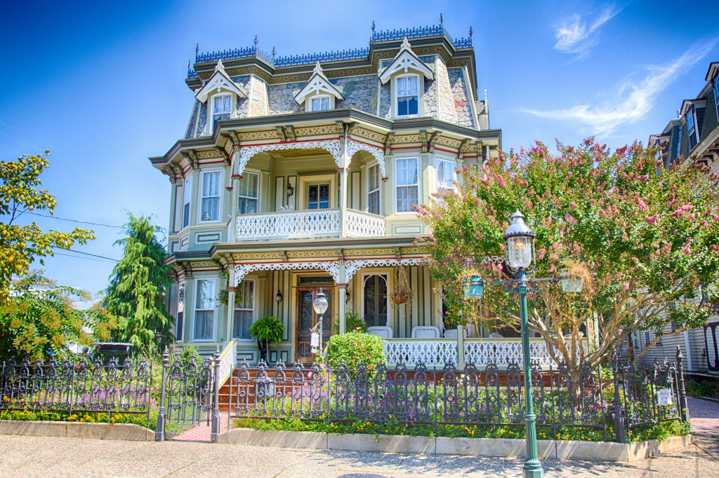 Historic House in Cape May, New Jersey jigsaw puzzle in Street View puzzles on TheJigsawPuzzles.com