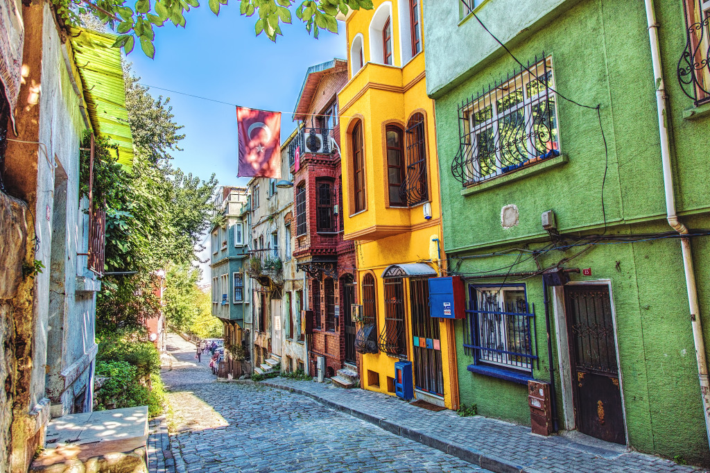 Balat District of Istanbul, Turkey jigsaw puzzle in Street View puzzles on TheJigsawPuzzles.com