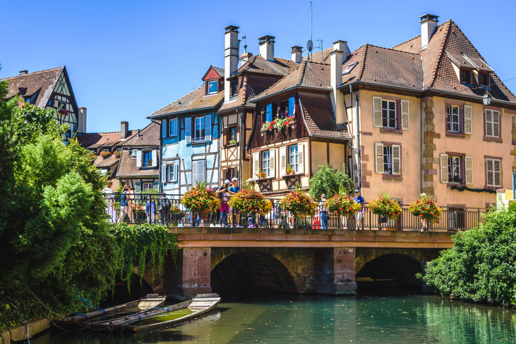 Colmar, Alsace Province, France jigsaw puzzle in Bridges puzzles on TheJigsawPuzzles.com