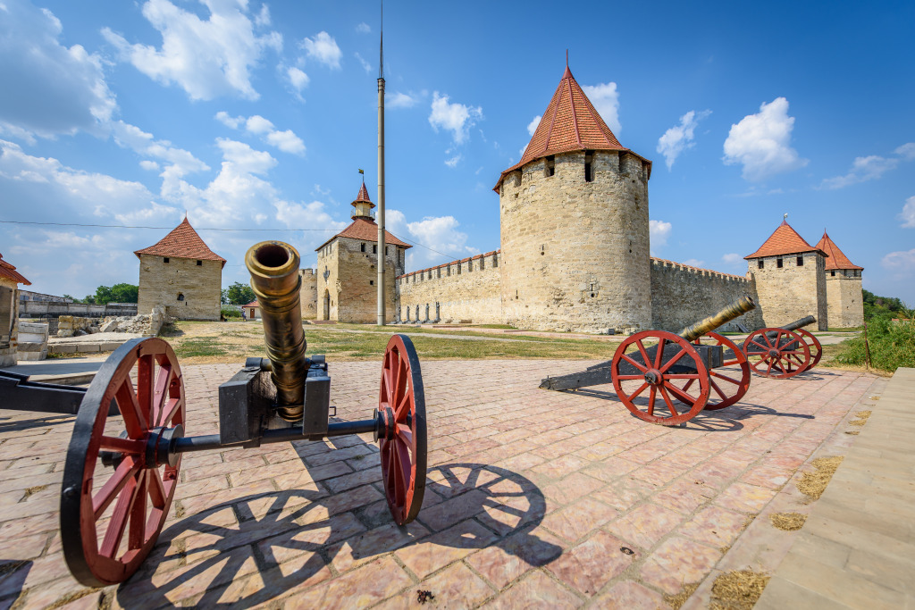 Castle in Tiraspol, Moldova jigsaw puzzle in Castles puzzles on TheJigsawPuzzles.com