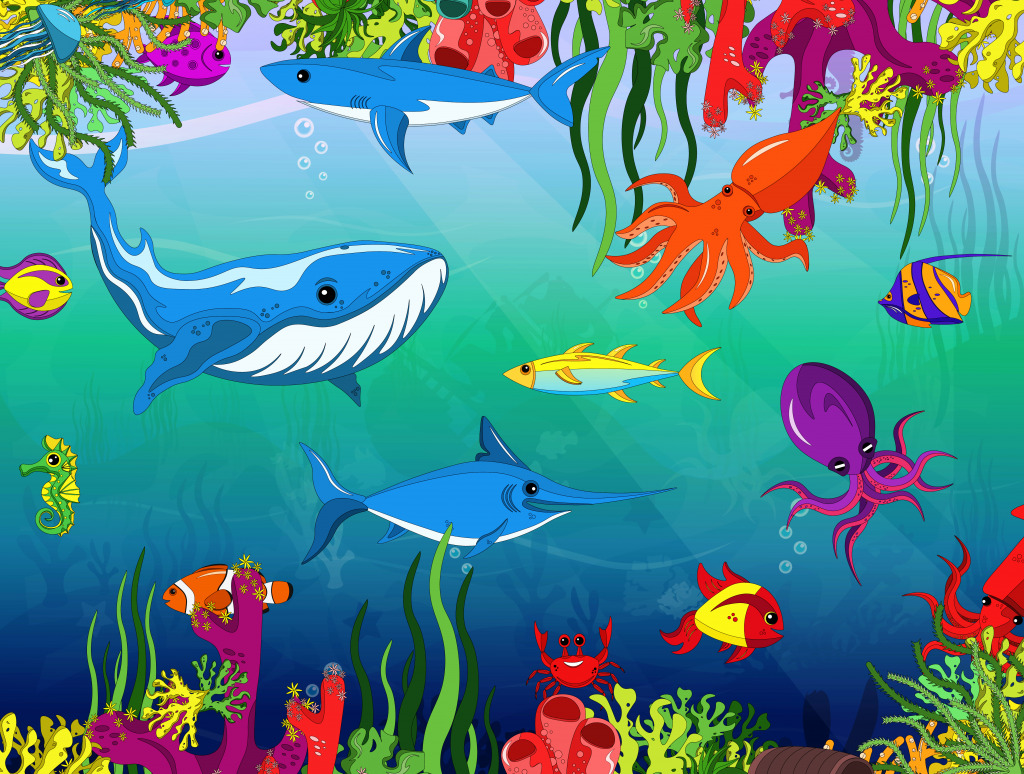 Underwater Life jigsaw puzzle in Under the Sea puzzles on TheJigsawPuzzles.com