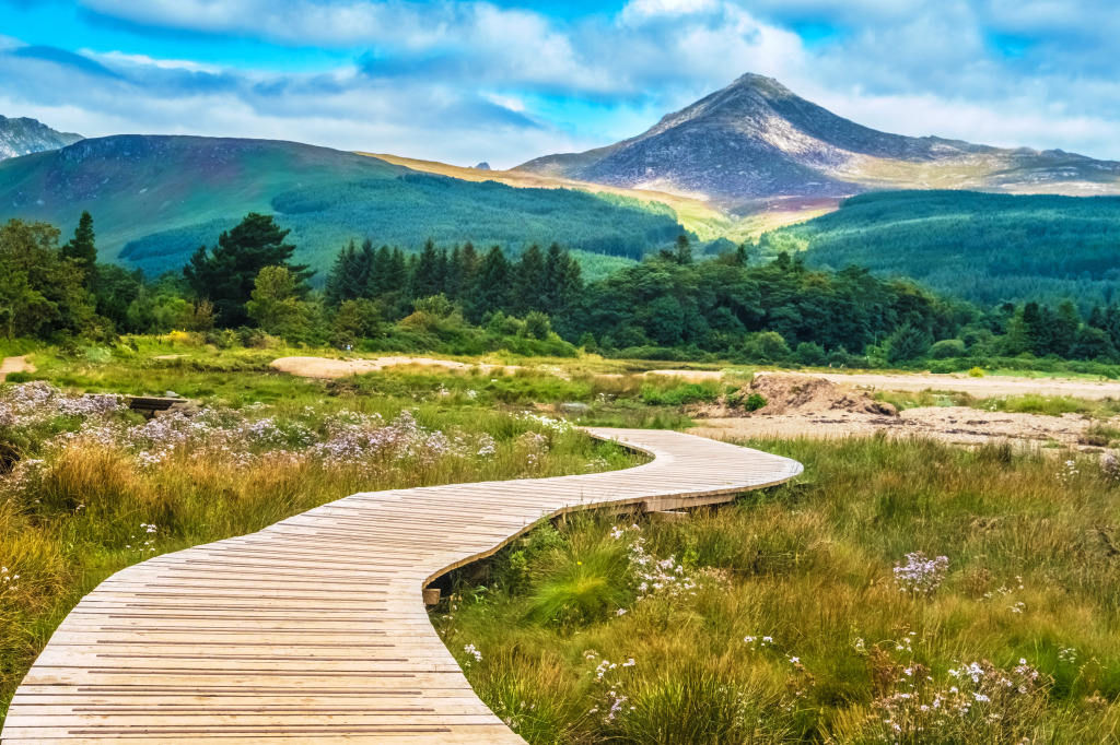 Goat Fell Mountain, Isle of Arran, Scotland jigsaw puzzle in Great Sightings puzzles on TheJigsawPuzzles.com