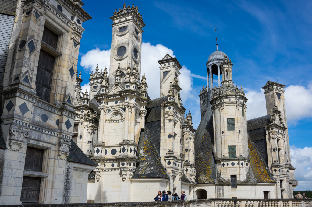 Chateau de Chambord, France jigsaw puzzle in Castles puzzles on TheJigsawPuzzles.com