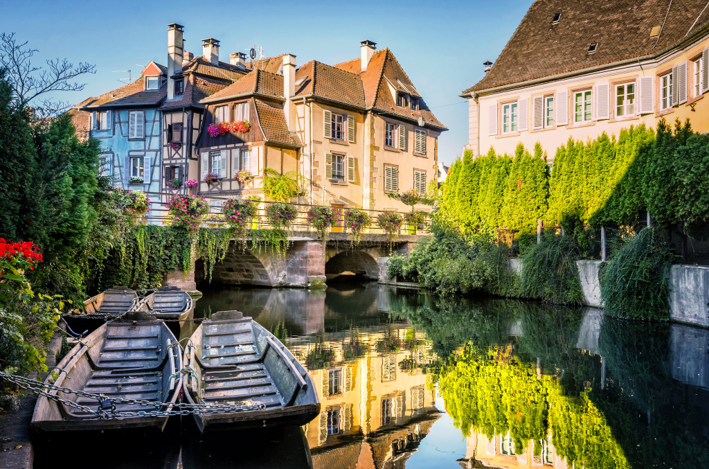 La Petite Venise, Colmar, France jigsaw puzzle in Bridges puzzles on TheJigsawPuzzles.com