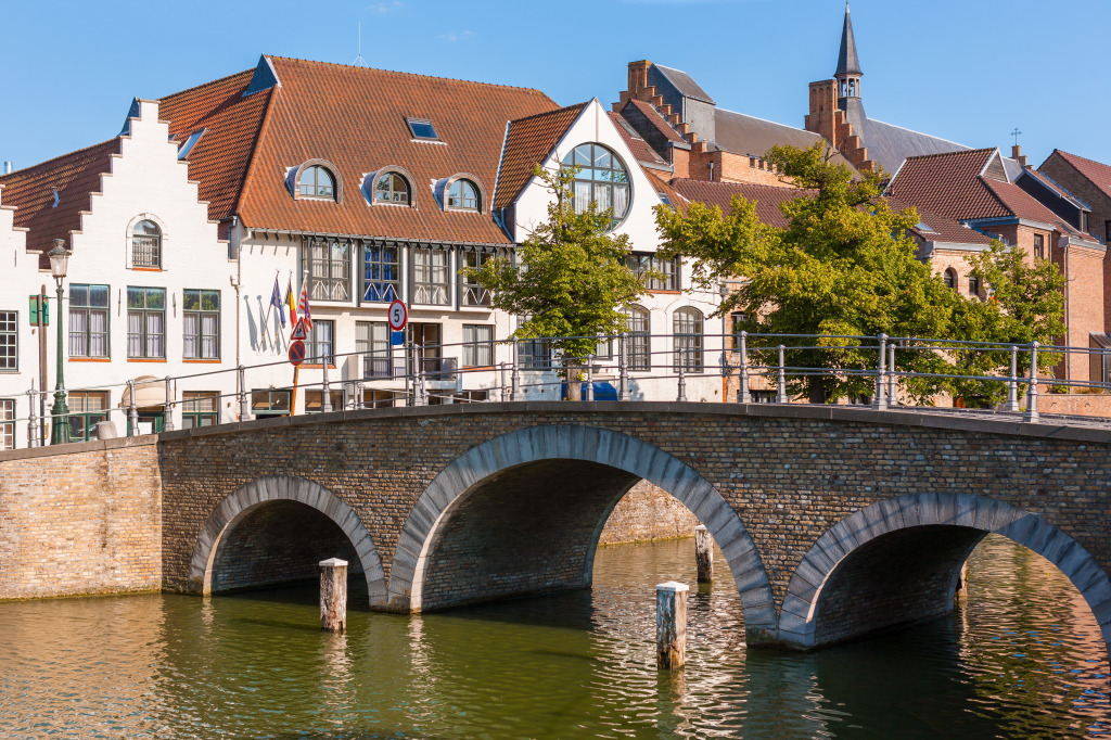 Bruges, Belgium jigsaw puzzle in Bridges puzzles on TheJigsawPuzzles.com