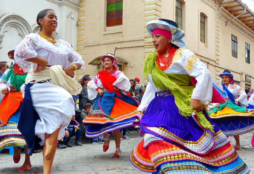 Parade in Cuenca, Ecuador jigsaw puzzle in People puzzles on TheJigsawPuzzles.com