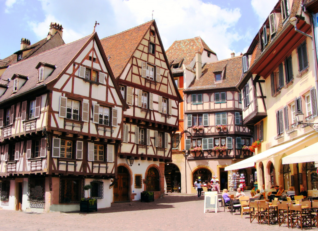 Alsatian City of Colmar, France jigsaw puzzle in Street View puzzles on TheJigsawPuzzles.com