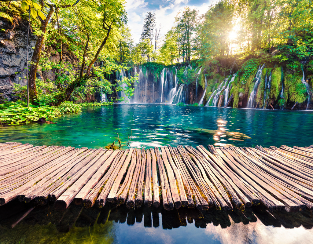 Plitvice National Park, Croatia jigsaw puzzle in Waterfalls puzzles on TheJigsawPuzzles.com