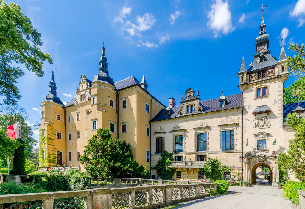 Kliczkow Castle, Lower Silesia, Poland jigsaw puzzle in Castles puzzles on TheJigsawPuzzles.com