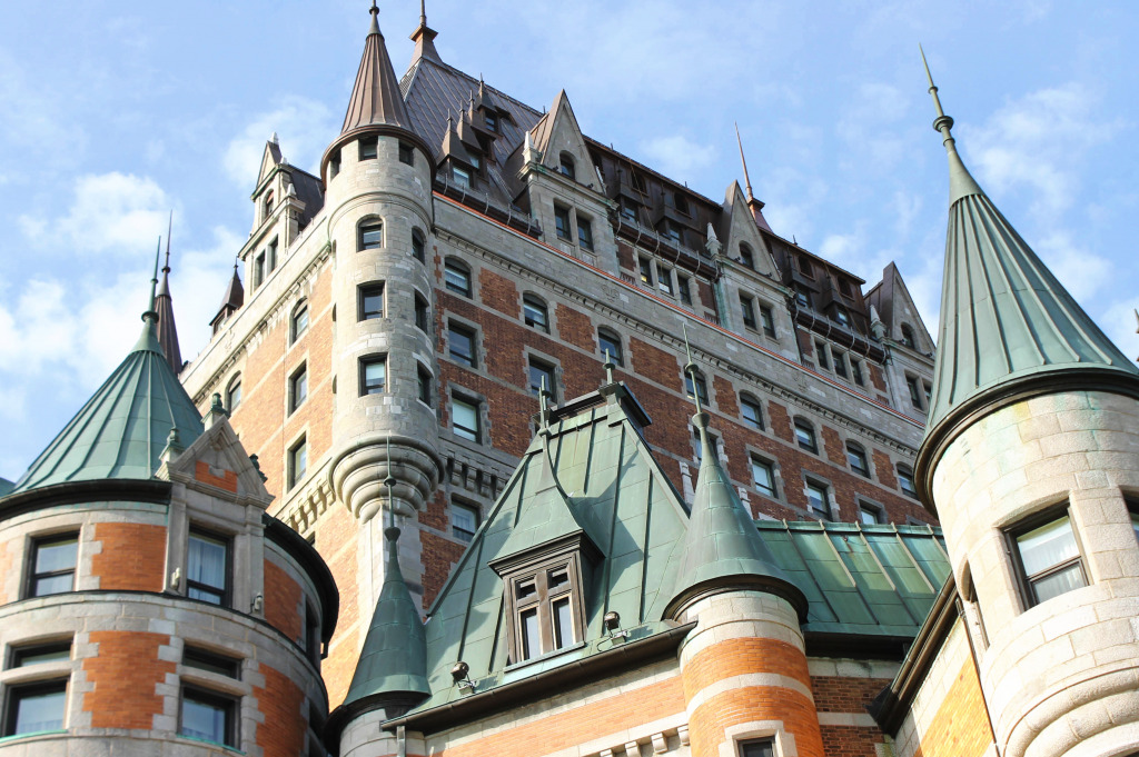 Château Frontenac, Quebec City, Canada jigsaw puzzle in Castles puzzles on TheJigsawPuzzles.com