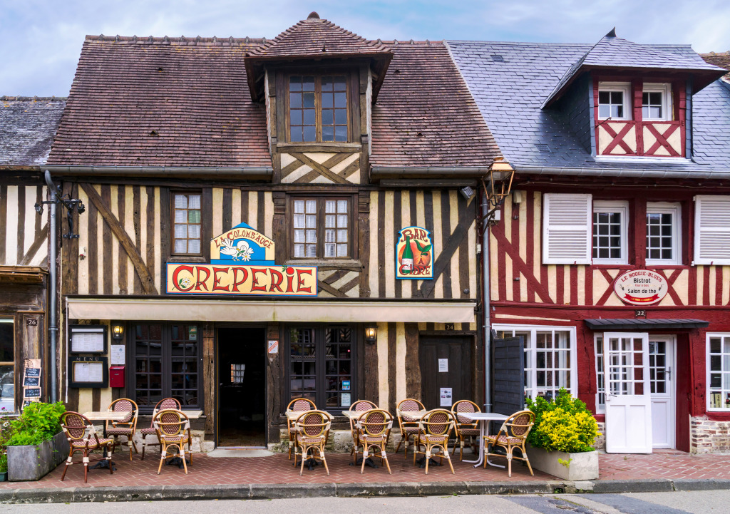 Village of Beuvron-en-Auge, France jigsaw puzzle in Puzzle of the Day puzzles on TheJigsawPuzzles.com