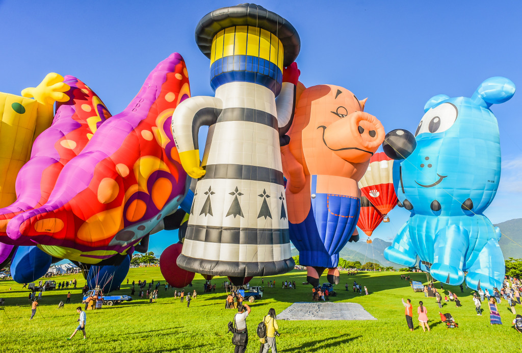 Taiwan International Balloon Festival jigsaw puzzle in Aviation puzzles on TheJigsawPuzzles.com