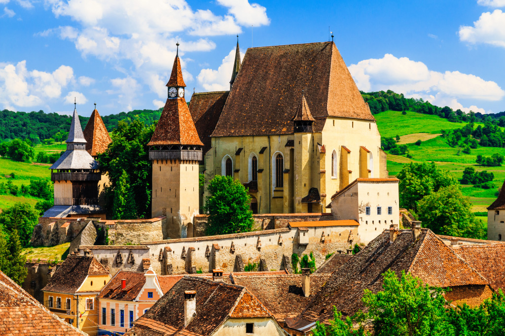 Biertan fortified church, Sibiu, Romania jigsaw puzzle in Castles puzzles on TheJigsawPuzzles.com