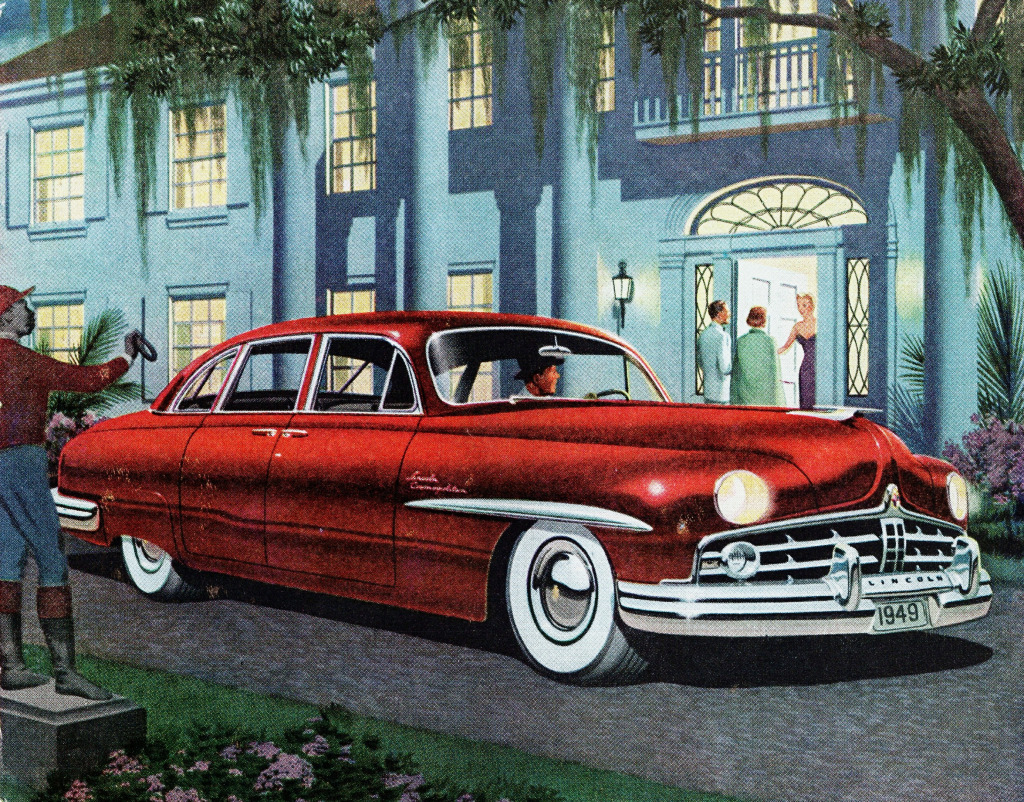 1949 Lincoln Cosmopolitan Sport Sedan jigsaw puzzle in Cars & Bikes puzzles on TheJigsawPuzzles.com