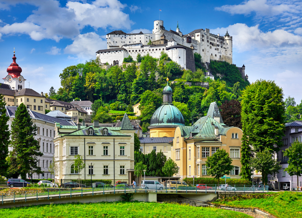 Hohensalzburg Fortress, Austria jigsaw puzzle in Castles puzzles on TheJigsawPuzzles.com