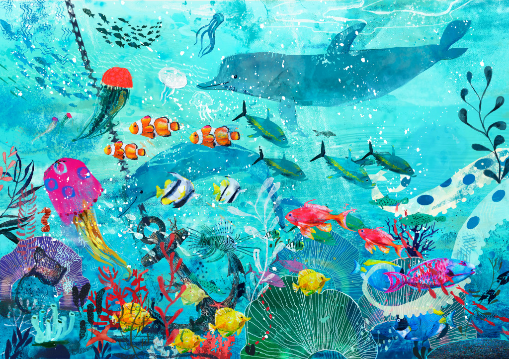 Underwater Scene jigsaw puzzle in Under the Sea puzzles on TheJigsawPuzzles.com