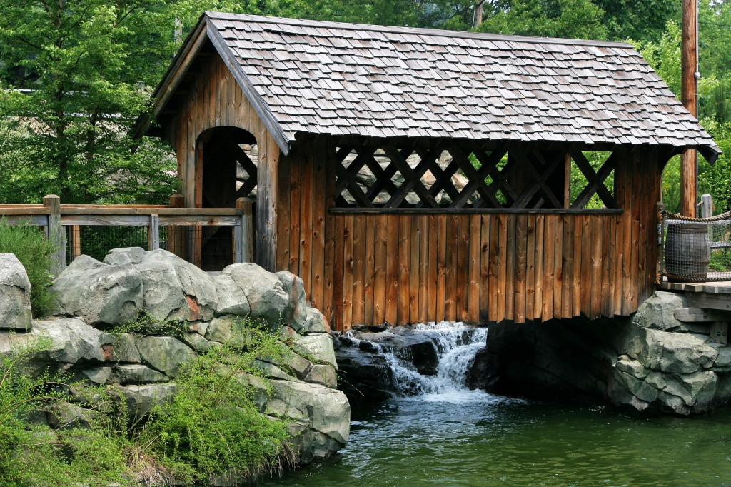 Covered Bridge jigsaw puzzle in Bridges puzzles on TheJigsawPuzzles.com