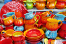 Pottery at a Shanghai Market