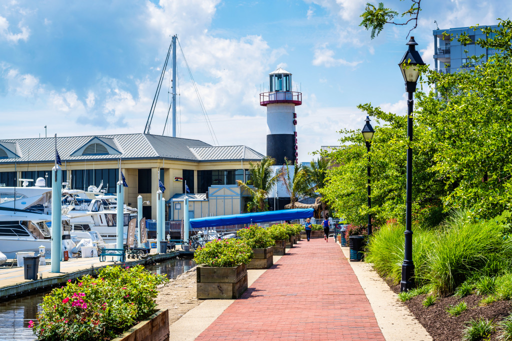 Waterfront Promenade, Baltimore, Maryland jigsaw puzzle in Great Sightings puzzles on TheJigsawPuzzles.com