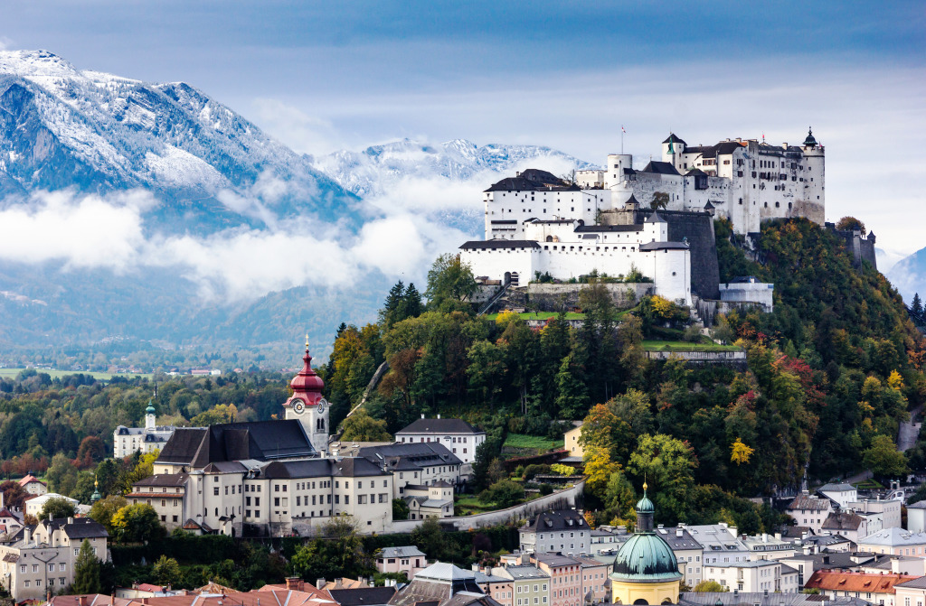 Festung Hohensalzburg, Salzburg, Austria jigsaw puzzle in Castles puzzles on TheJigsawPuzzles.com