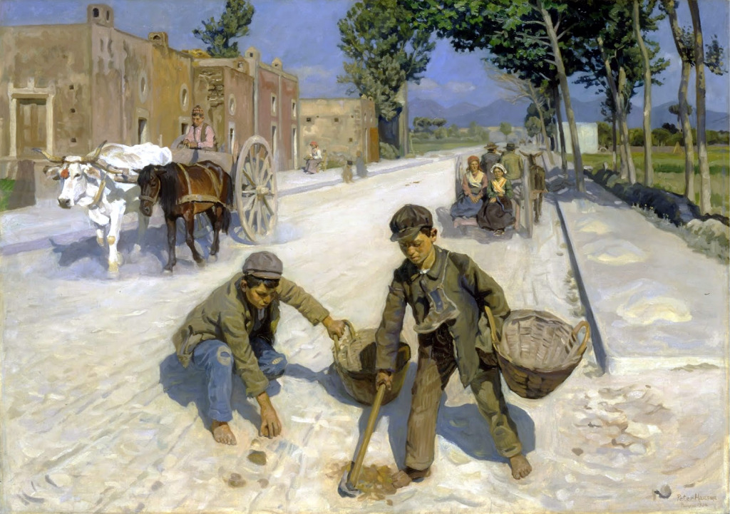 Manure Gatherers jigsaw puzzle in Piece of Art puzzles on TheJigsawPuzzles.com