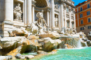 Trevi Fountain in Rome, Italy