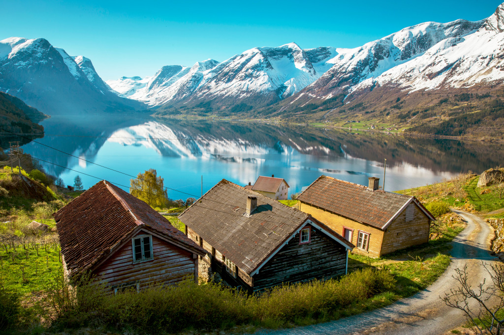 Norway in Springtime jigsaw puzzle in Great Sightings puzzles on TheJigsawPuzzles.com
