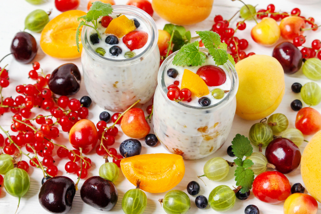 Vegan Dairy Smoothies jigsaw puzzle in Fruits & Veggies puzzles on TheJigsawPuzzles.com