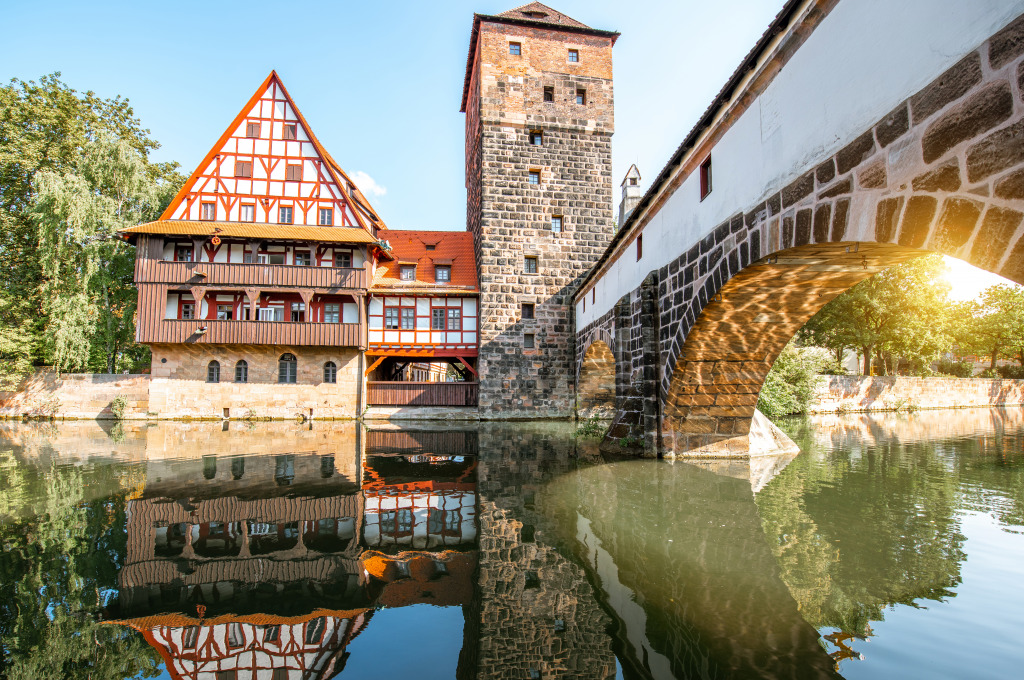 Nuremberg, Germany jigsaw puzzle in Bridges puzzles on TheJigsawPuzzles.com