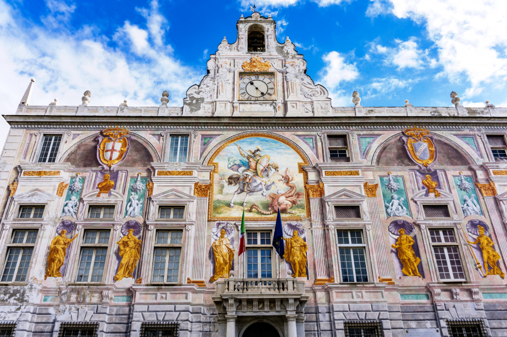 Palazzo San Giorgio in Genoa, Italy jigsaw puzzle in Castles puzzles on TheJigsawPuzzles.com