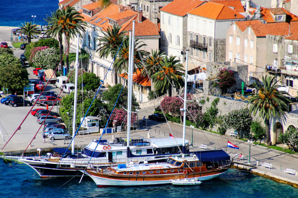 Korcula Old Town, Croatia jigsaw puzzle in Street View puzzles on TheJigsawPuzzles.com