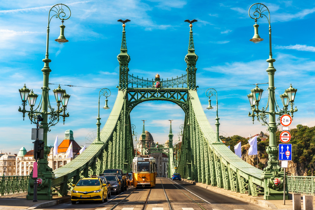 Liberty Bridge, Budapest, Hungary jigsaw puzzle in Bridges puzzles on TheJigsawPuzzles.com