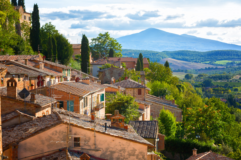 Walls of Montepulciano, Tuscany, Italy jigsaw puzzle in Great Sightings puzzles on TheJigsawPuzzles.com