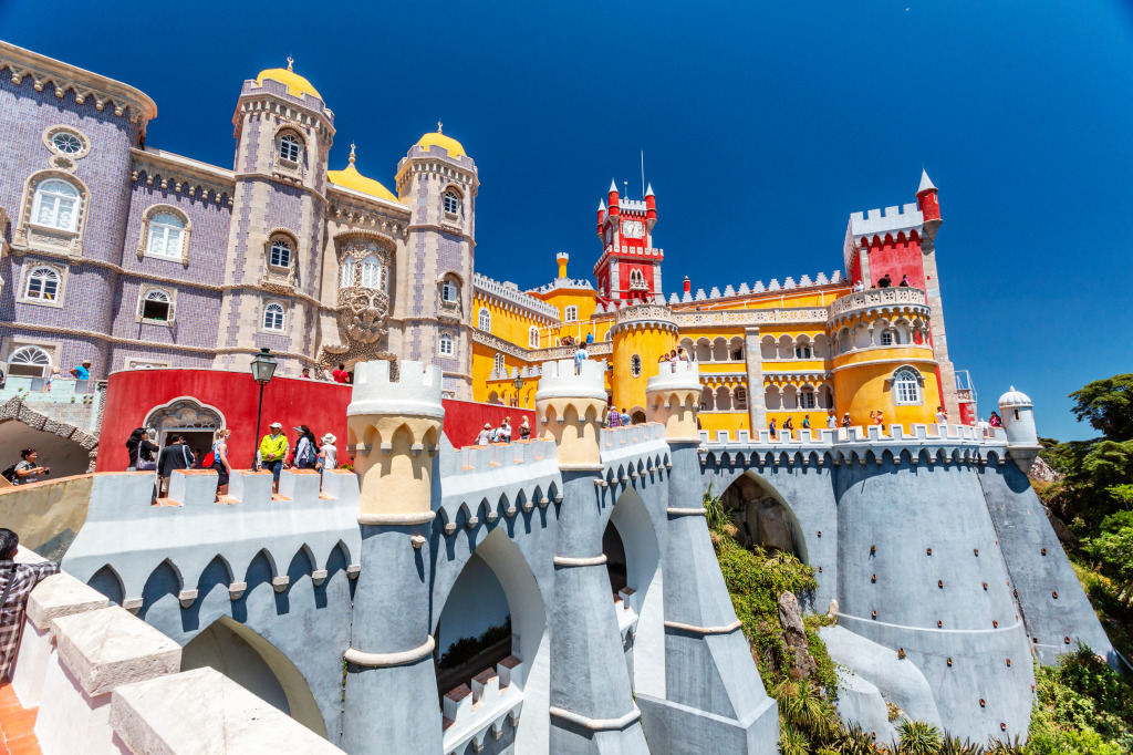 Pena National Palace, Sintra, Portugal jigsaw puzzle in Castles puzzles on TheJigsawPuzzles.com