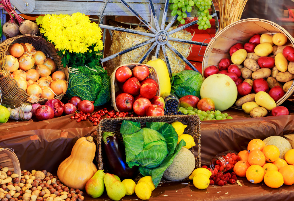 Autumn Harvest jigsaw puzzle in Fruits & Veggies puzzles on TheJigsawPuzzles.com