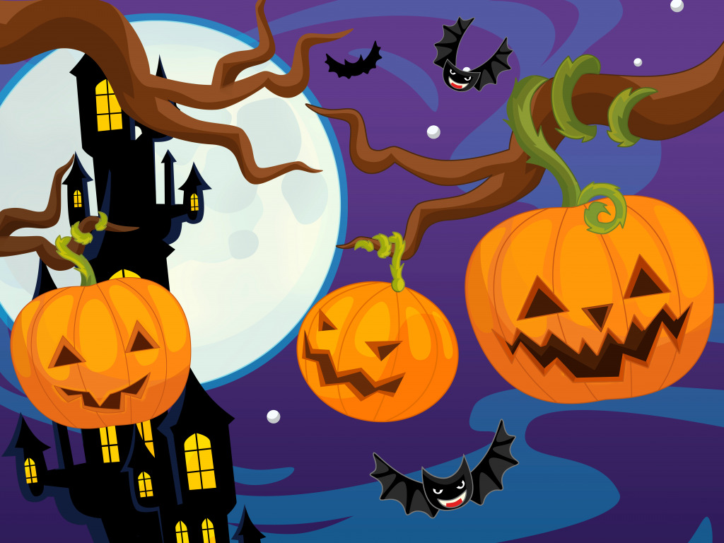 Halloween Scene jigsaw puzzle in Halloween puzzles on TheJigsawPuzzles.com