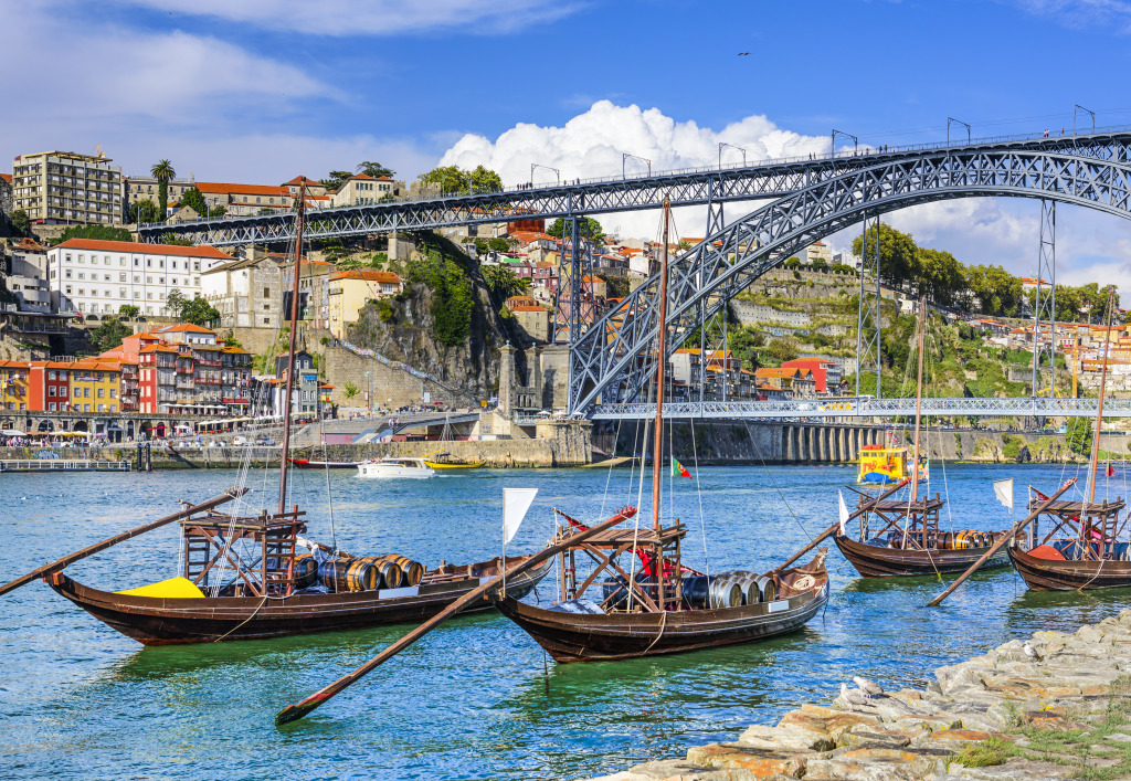 Douro River, Porto, Portugal jigsaw puzzle in Bridges puzzles on TheJigsawPuzzles.com