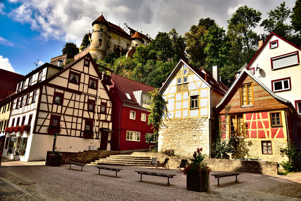 Old City of Heidenheim, Germany jigsaw puzzle in Street View puzzles on TheJigsawPuzzles.com