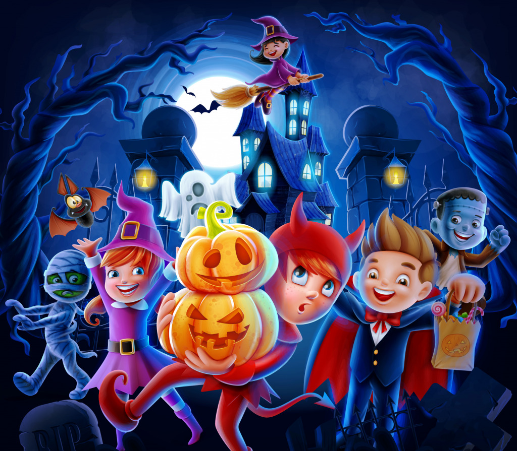 Happy Halloween! jigsaw puzzle in Puzzle of the Day puzzles on TheJigsawPuzzles.com