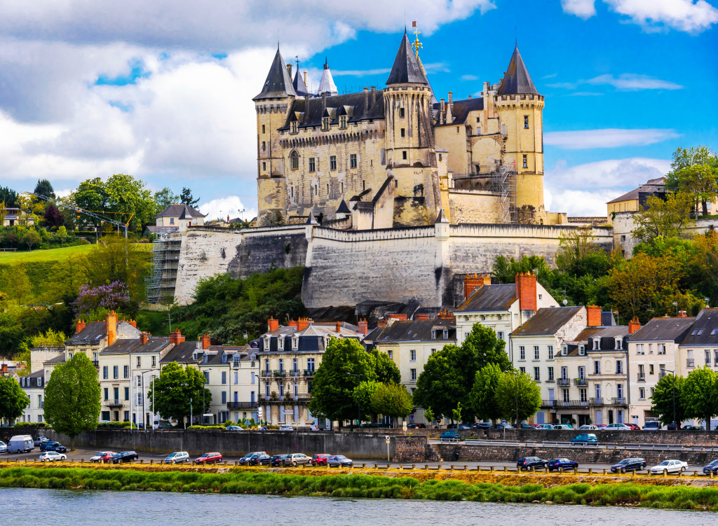 Château de Saumur, France jigsaw puzzle in Castles puzzles on TheJigsawPuzzles.com