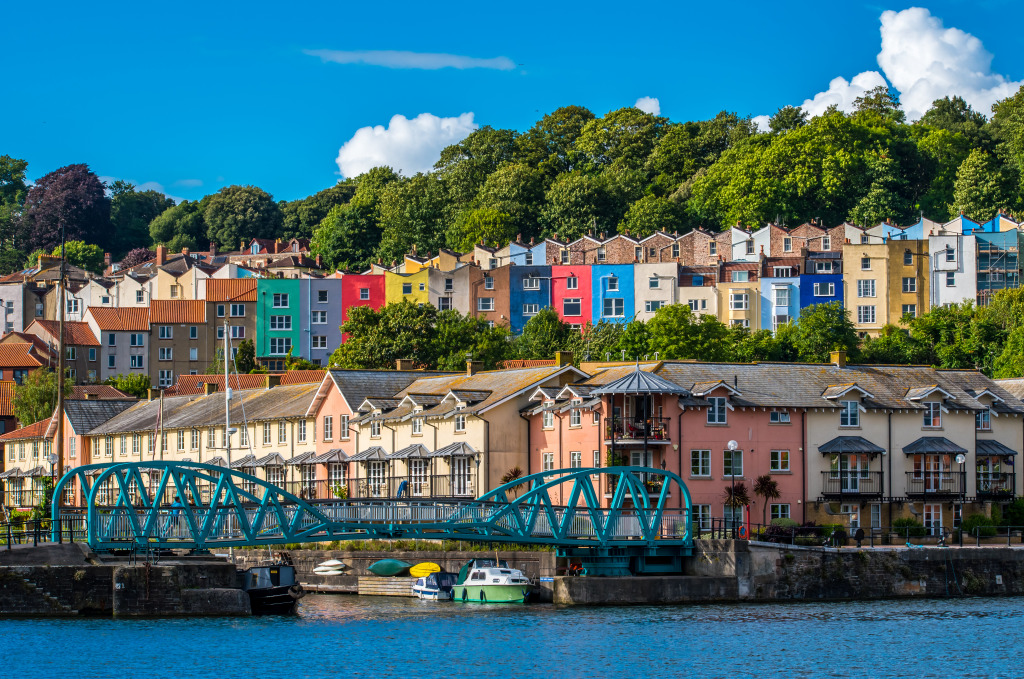 Bristol Cityscape, England jigsaw puzzle in Bridges puzzles on TheJigsawPuzzles.com